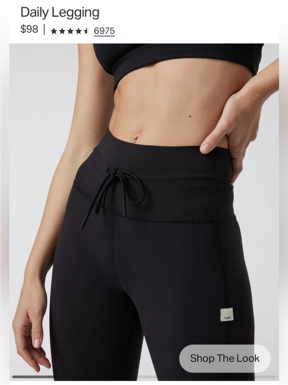 Vuori Black Daily Legging